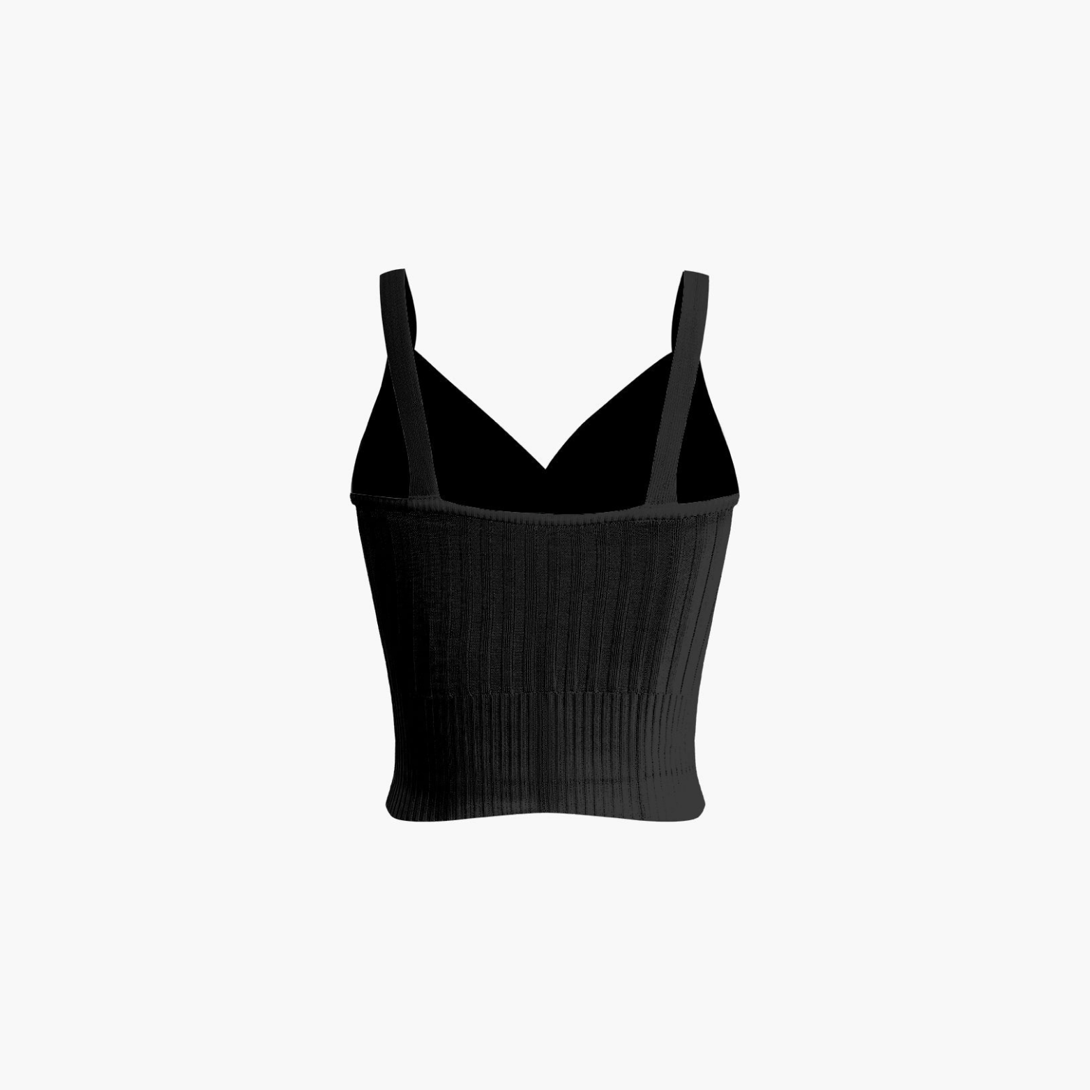 Vérae | Crop-Top À Col En V Plissé
