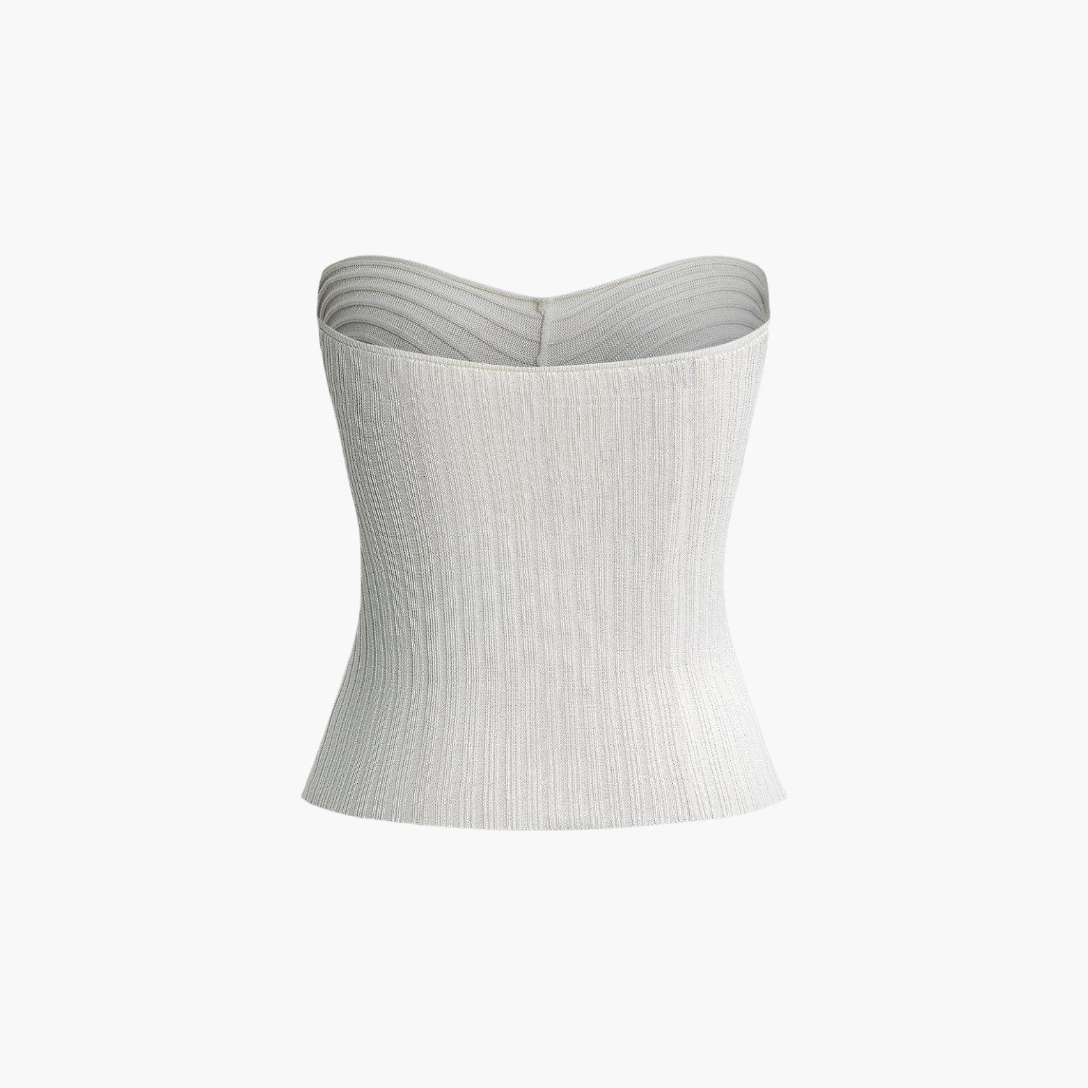 Vérae | Bustier Côtelé Sans Bretelles