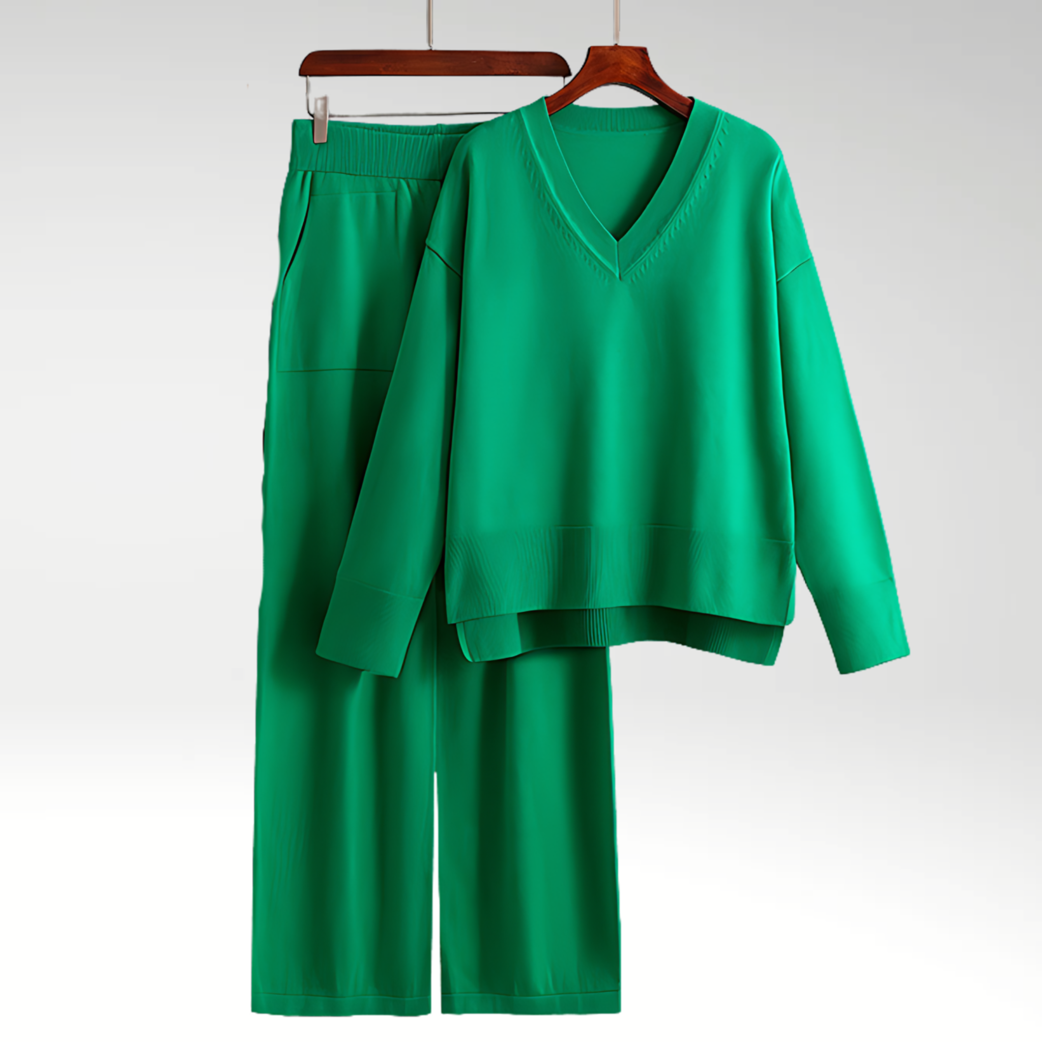 Vérae | Ensemble deux pièces V-neck de luxe