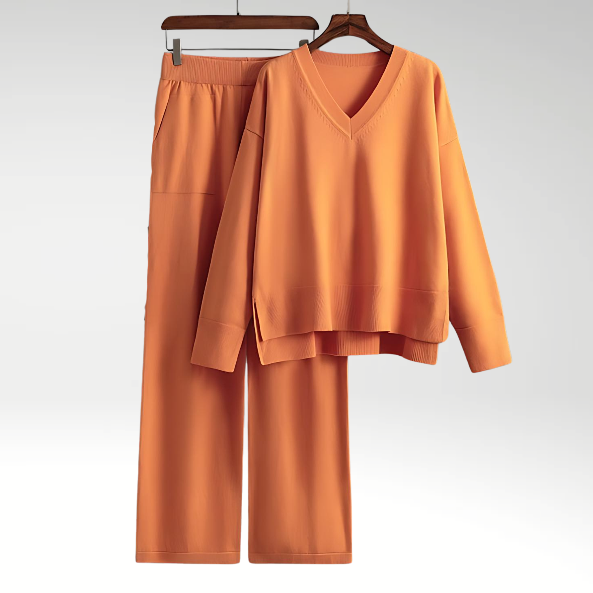 Vérae | Ensemble deux pièces V-neck de luxe