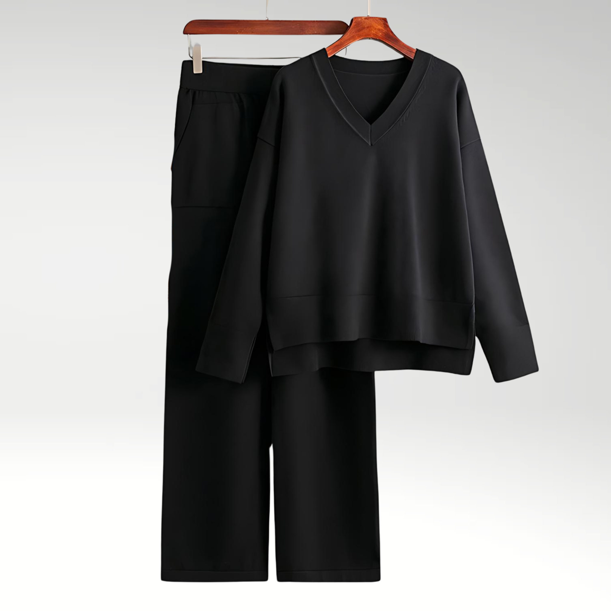 Vérae | Ensemble deux pièces V-neck de luxe