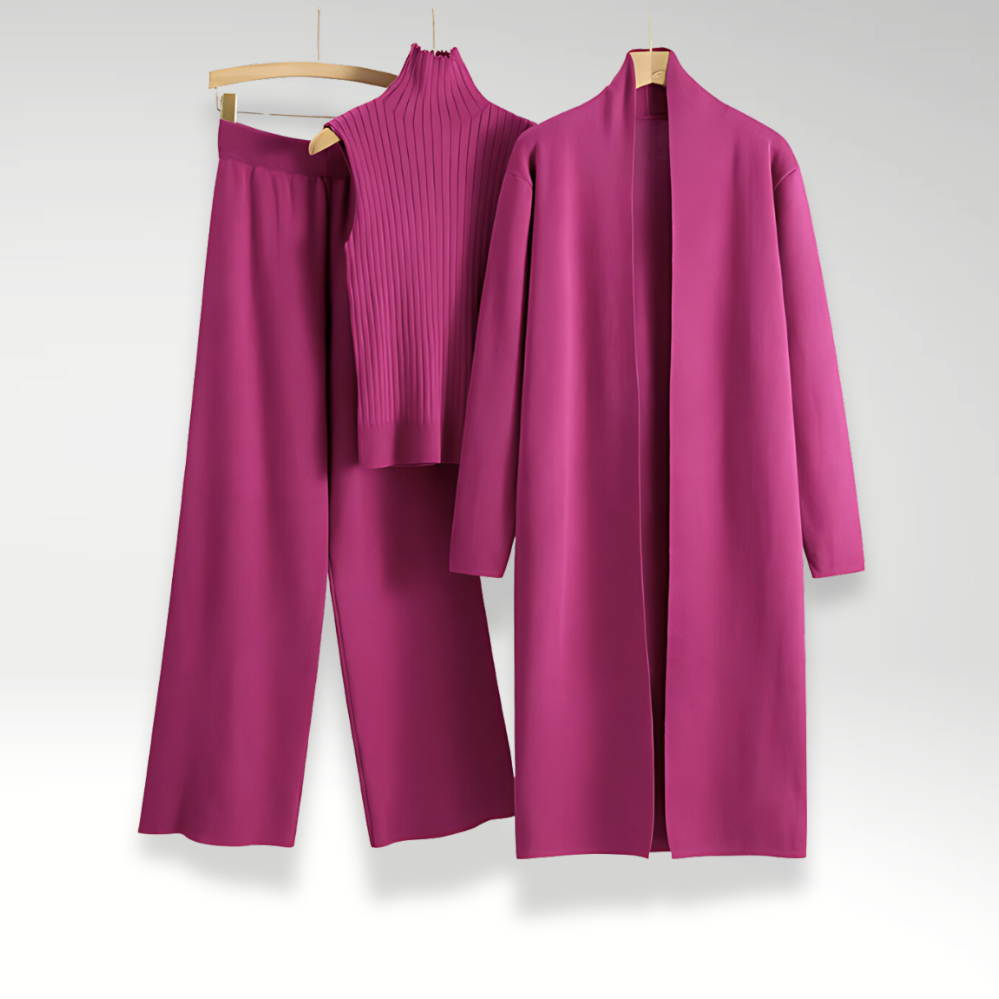 Vérae | Ensemble trois pièces en maille Luxe