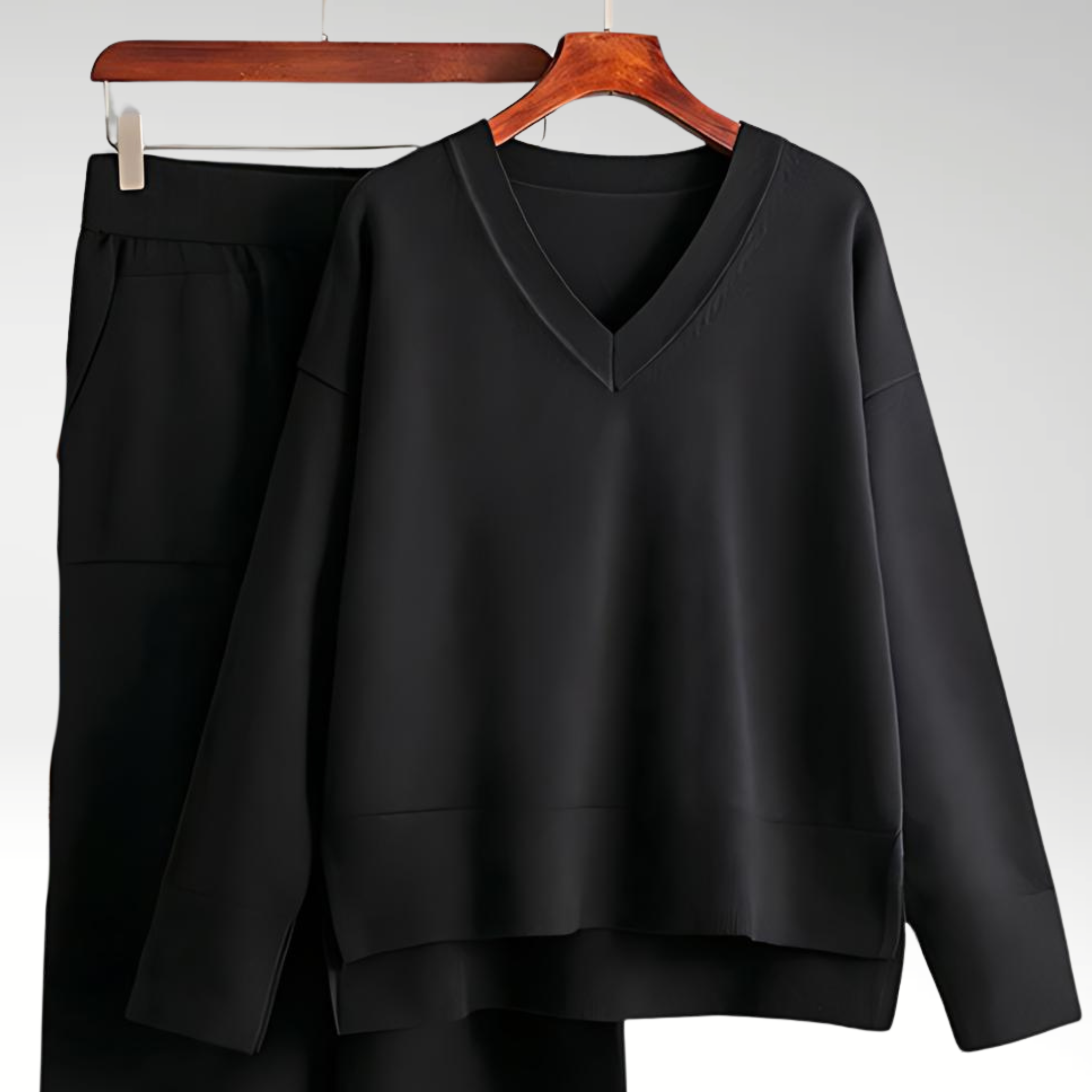 Vérae | Ensemble deux pièces V-neck de luxe