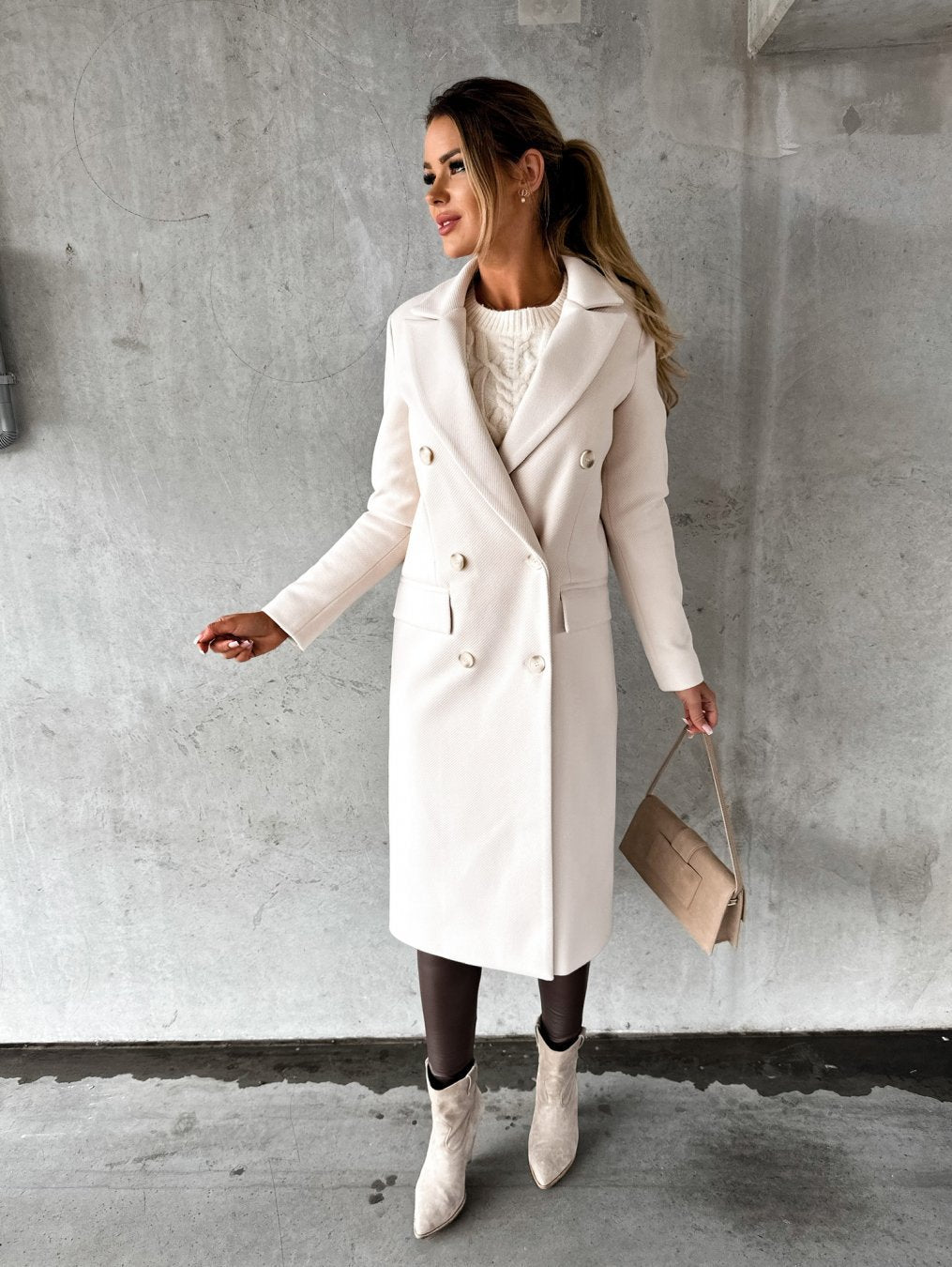 Kate - Manteau En Laine Élégant