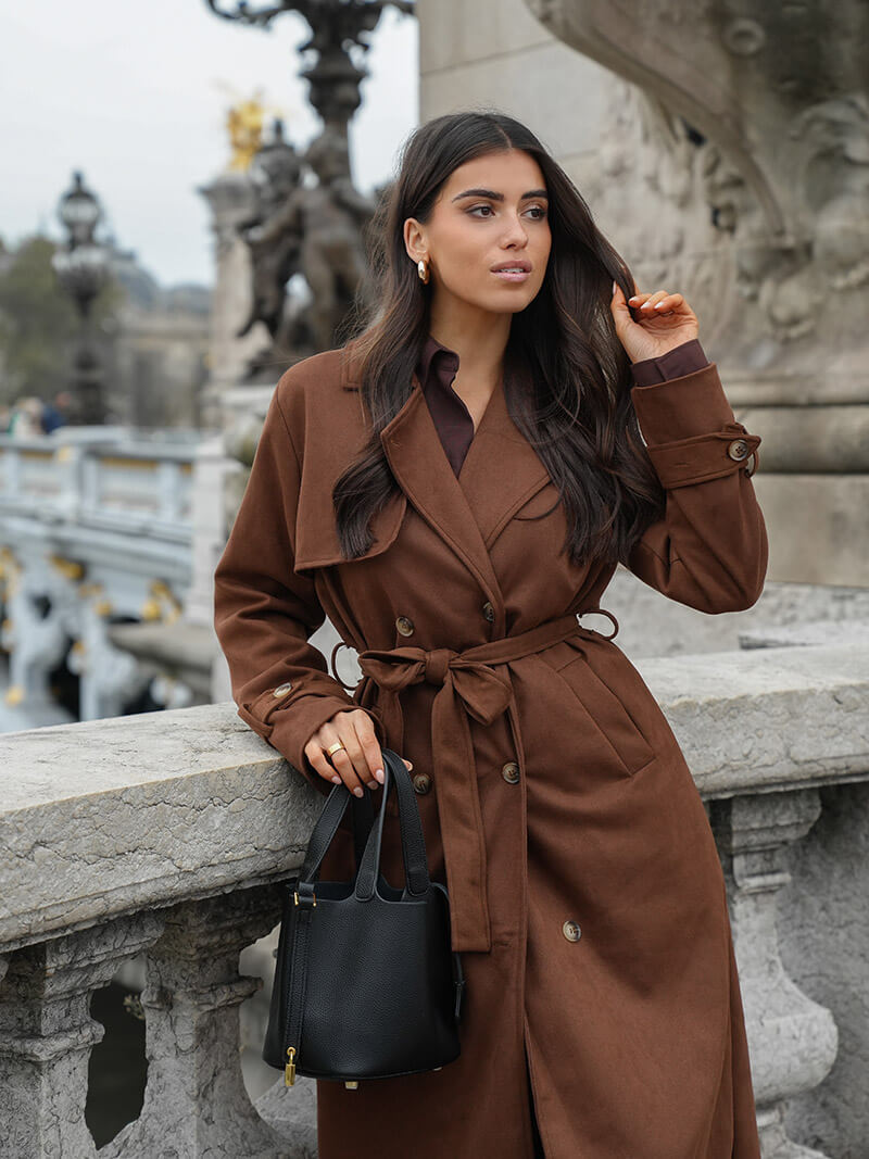 Vérae | Trench-coat en daim