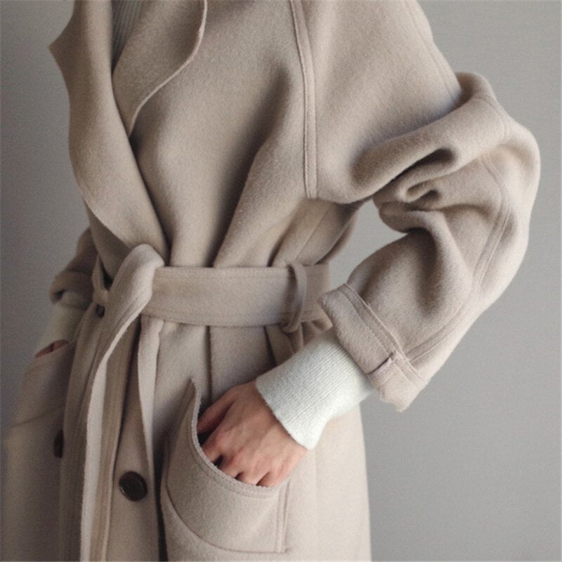 Ivy - Élégant Manteau En Laine