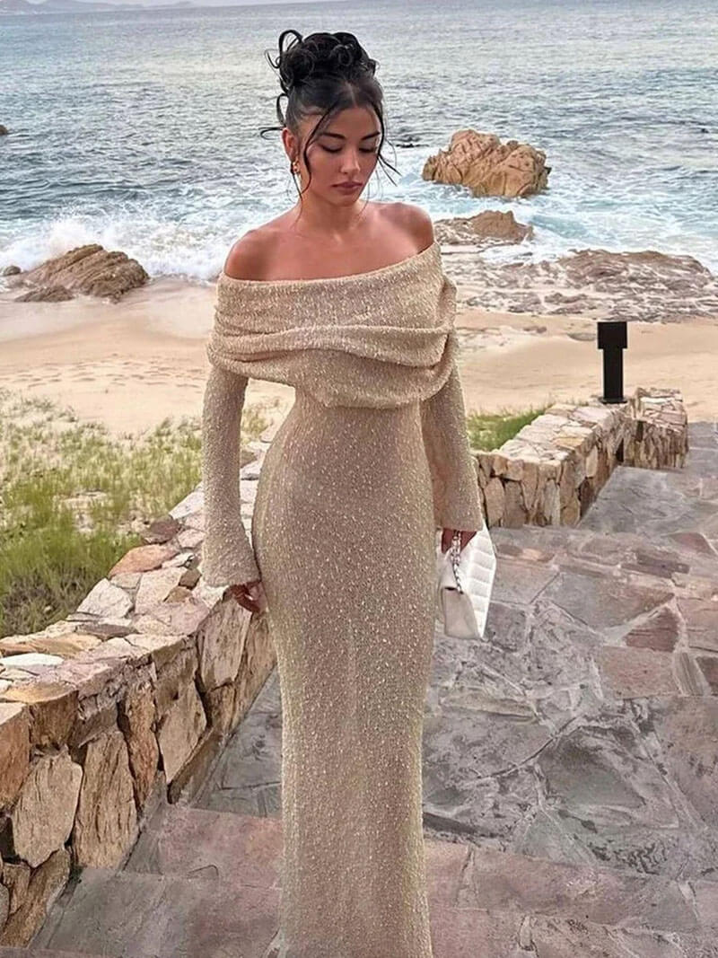 Vérae | Robe longue enveloppée