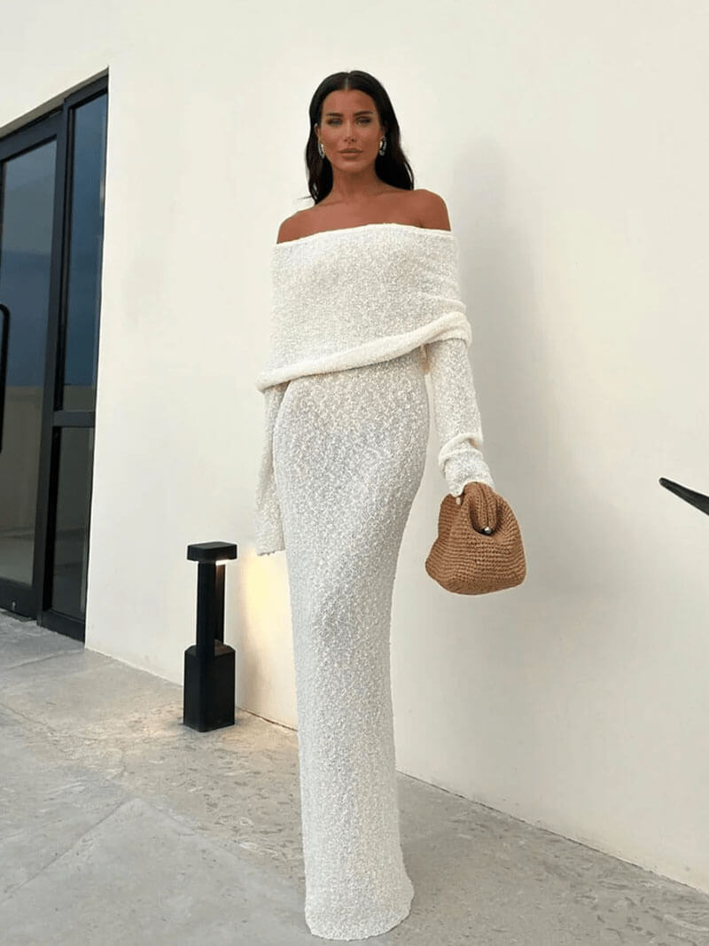 Vérae | Robe longue enveloppée