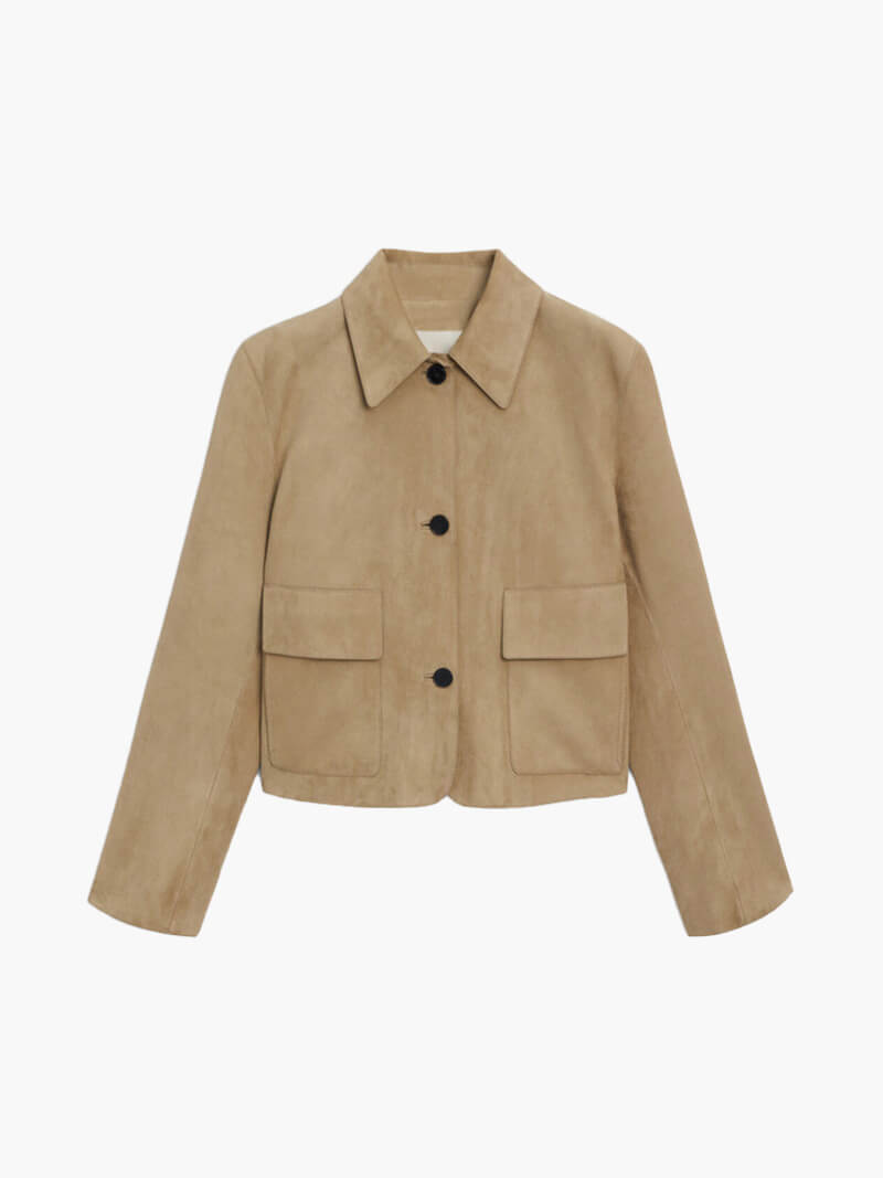 Vérae | Veste en faux daim