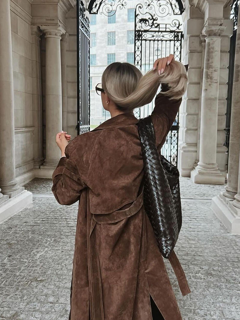 Vérae | Trench-coat en daim