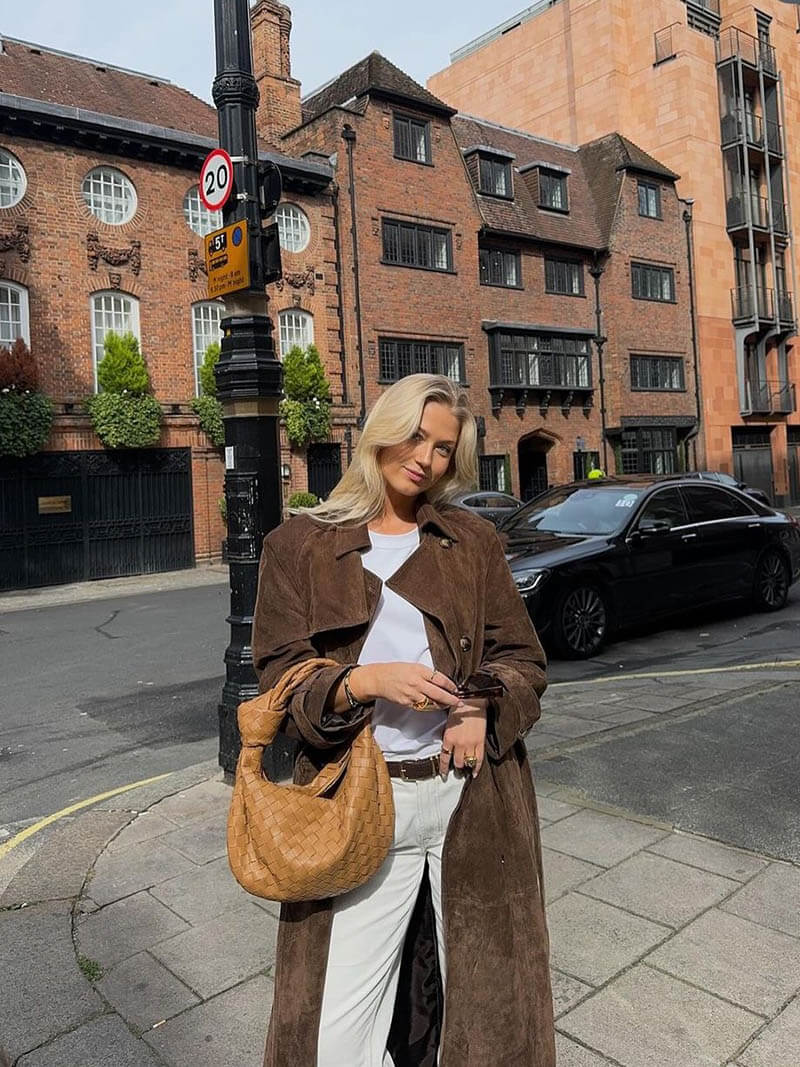 Vérae | Trench-coat en daim