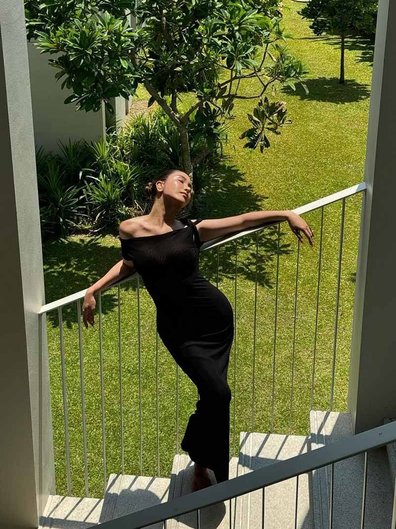 Vérae | Robe longue torsadée