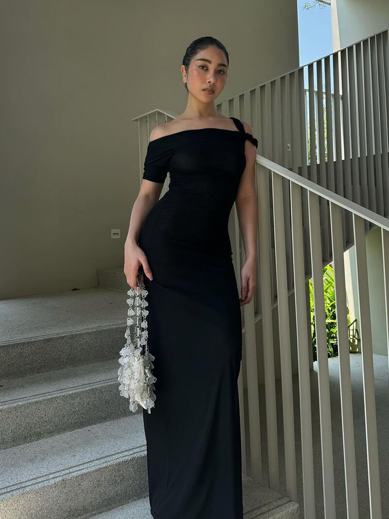 Vérae | Robe longue torsadée