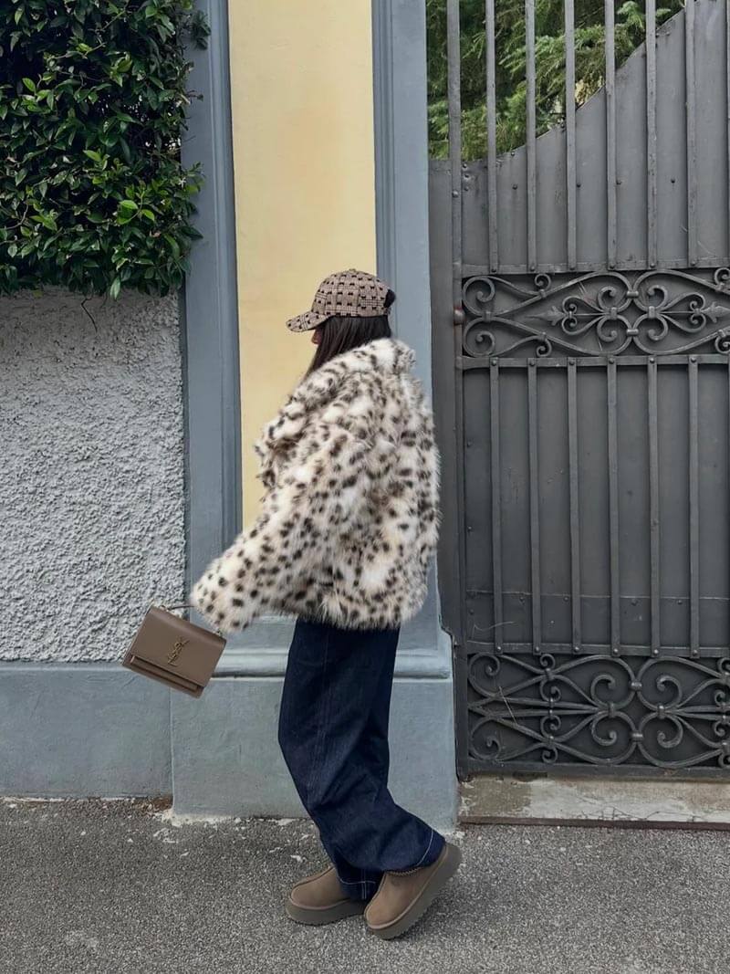 Vérae | Veste en fausse fourrure