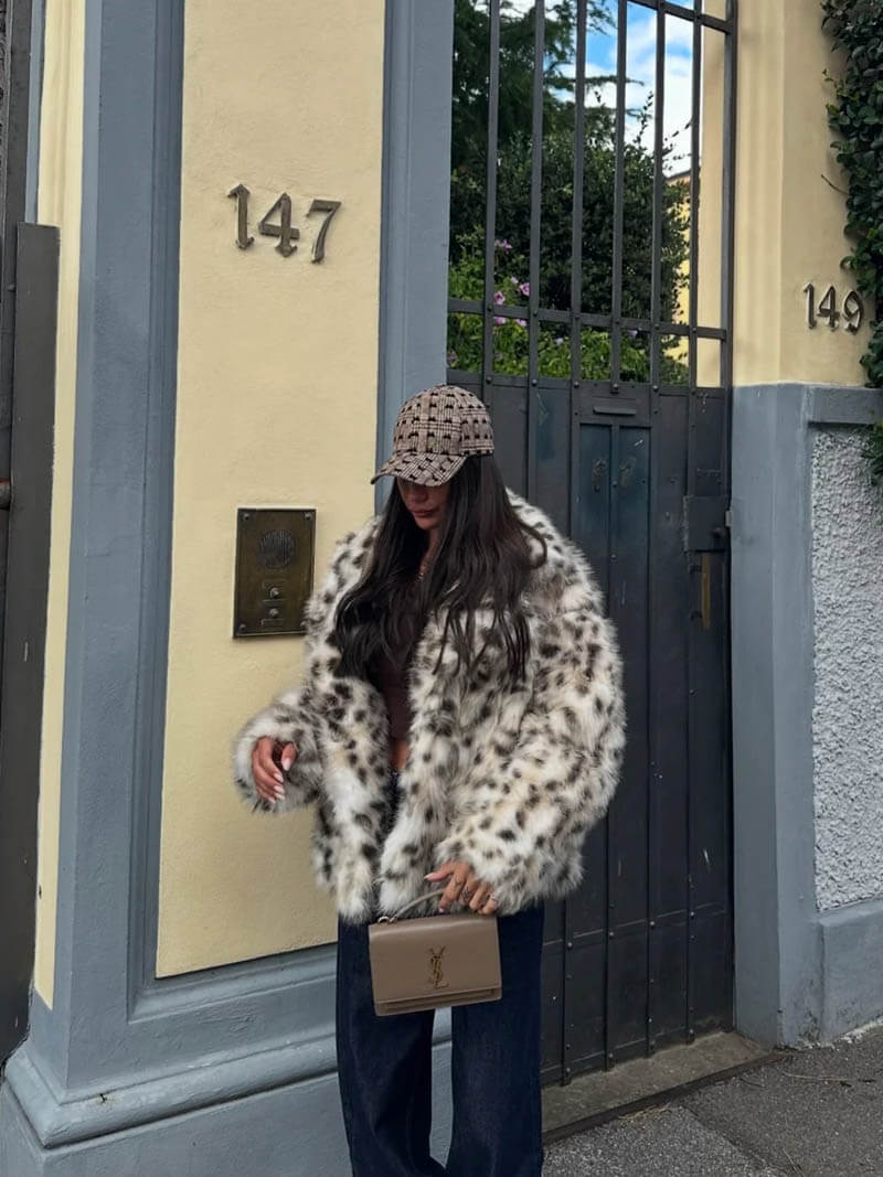 Vérae | Veste en fausse fourrure