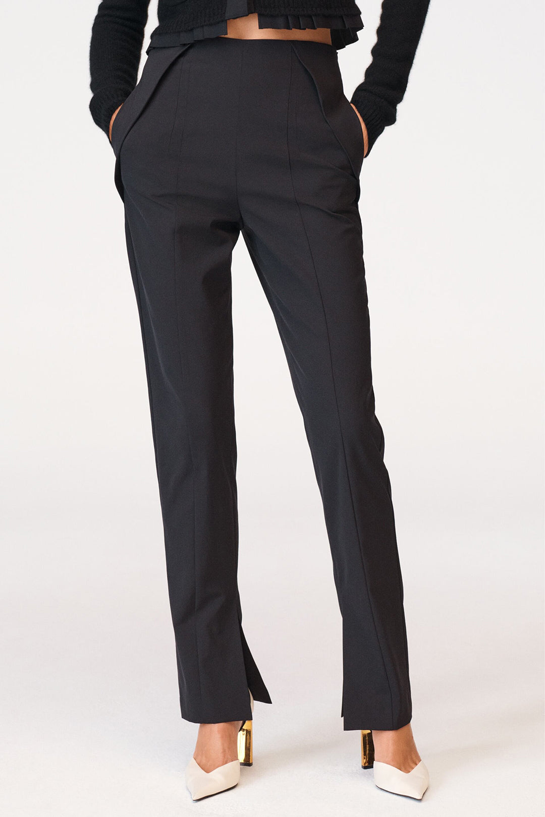 Vérae | Pantalons Élegants Taille Haute Avec Pli