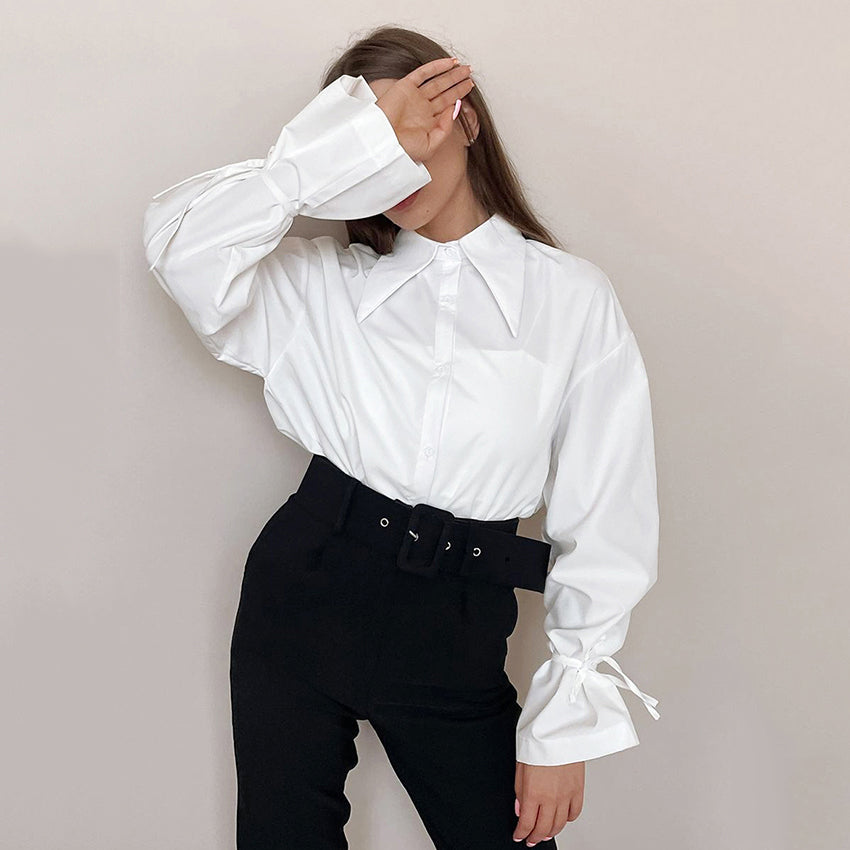 Vérae | Blouse Avec Collier Déclaratif