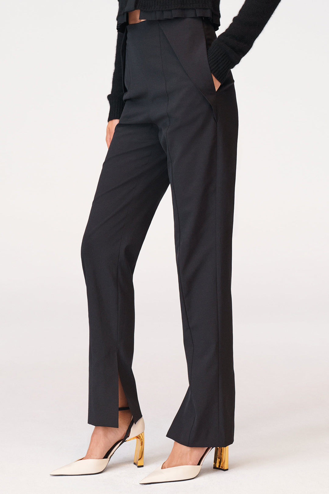 Vérae | Pantalons Élegants Taille Haute Avec Pli