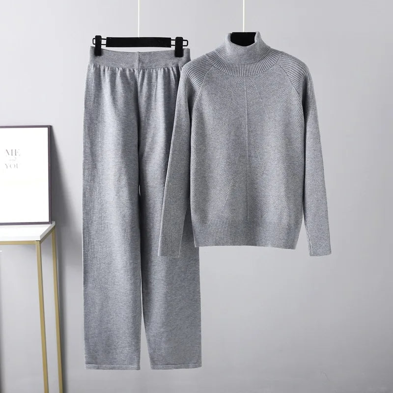 Vérae | Ensemble deux pièces Lounge en tricot torsadé
