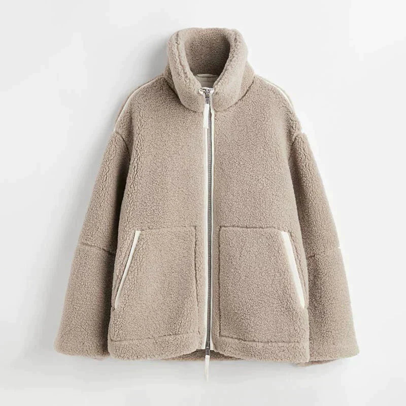 Vérae | Veste en polaire teddy