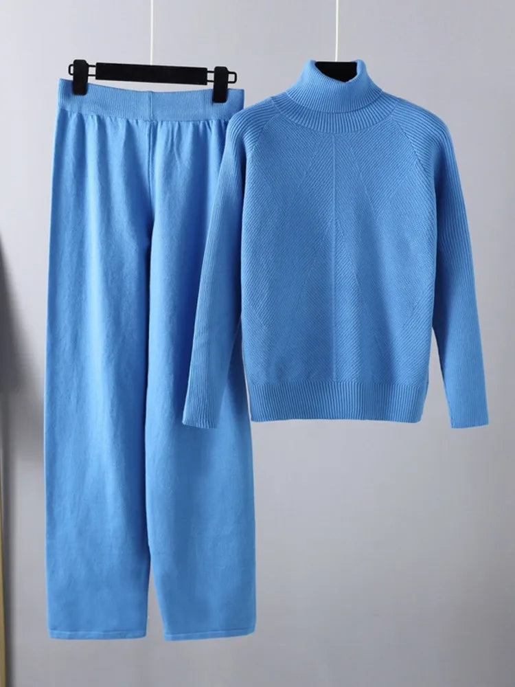 Vérae | Ensemble deux pièces Lounge en tricot torsadé