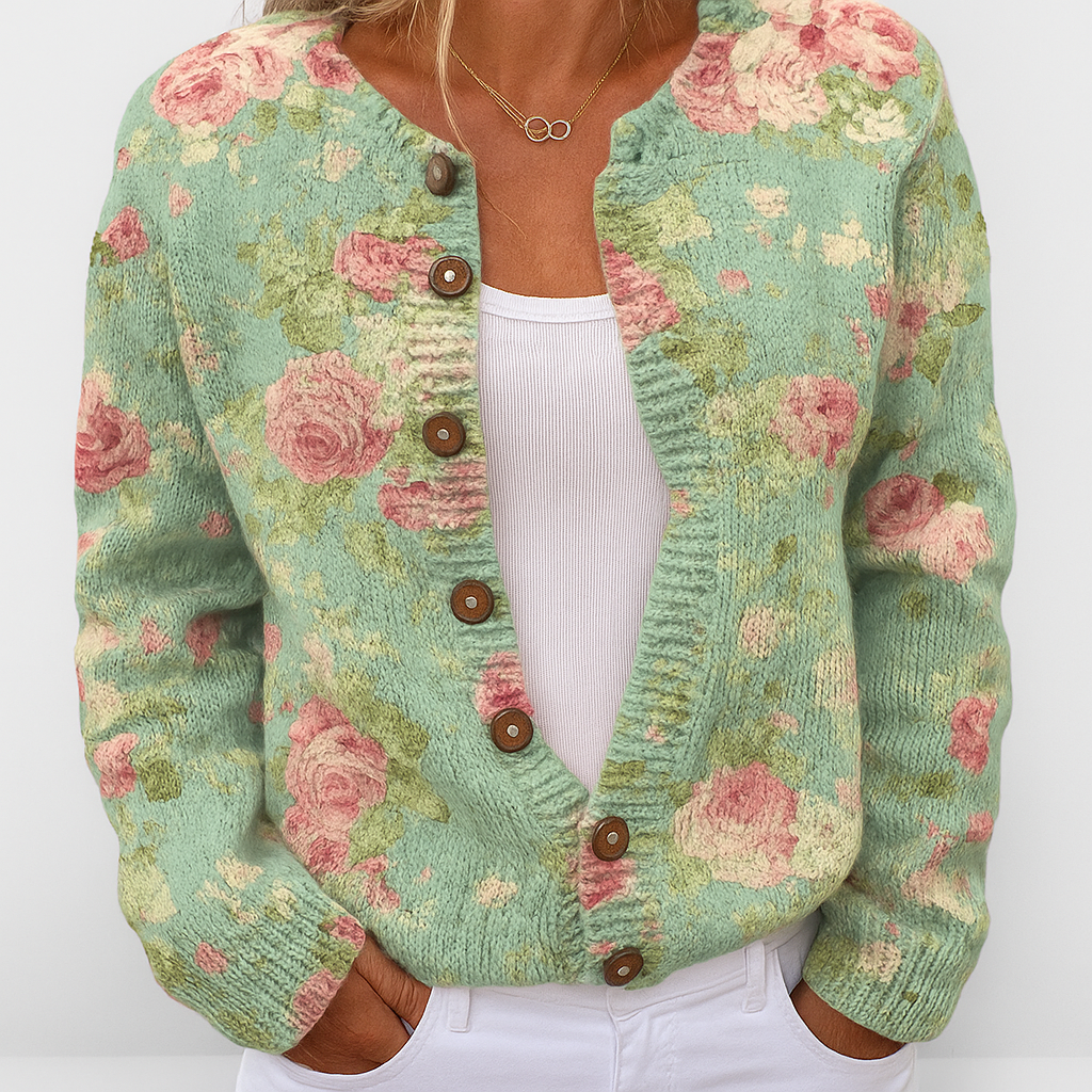Alina - Cardigan Floral Chic